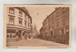 CPSM BITCHE (Moselle) - Rue Teyssier Et L'Eglise Protestante - Bitche