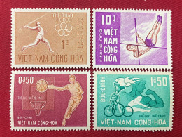 Stamps Vietnam South (Sport - 14/12/1965) -GOOD Stamps- 1 Set/4pcs - Viêt-Nam