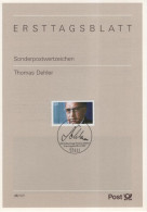 Germany Deutschland 1997-45 Thomas Dehler, German Politician, Minister Of Justice, Canceled In Bonn - 1991-2000