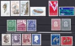 Noruega 1970  Año Completo  ** - Unused Stamps