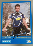 Autographe Linas Balciunas Ag2r Décathlon - Cyclisme