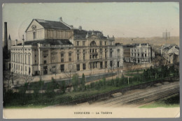 CPA CARTE POSTALE BELGIQUE VERVIERS LE THEATRE 1907 - Autres & Non Classés