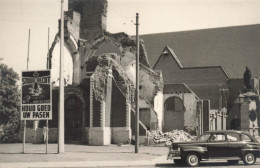 BELGIQUE - Anvers - Stuur Recht - Houd Goed Uw Pasen - 1949 - Ruine D'église - Carte Photo - Carte Postale Ancienne - Antwerpen