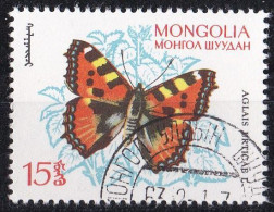 (Mongolei 1963) Schmetterlinge Aglais Urticae O/used (A5-20) - Schmetterlinge