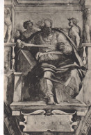 A24406 - Michelangelo "The Prophet Joel" Cappella Sistina Postcard Italy - Malerei & Gemälde