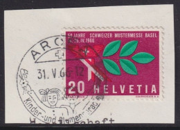 Werbedatumstempel K102z  "Arosa Kinder- Und Blumenparadies"        1966 - Postmark Collection