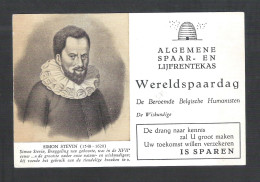 Buvard - Vloeipapier  ALGEMENE SPAAR- EN LIJFRENTEKAS - WERELDSPAARDAG - A.S.L.K.  (OD 071) - A