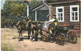 CPA Carte Postale Russie Type De Russie Un Conducteur D'un Chariot  VM81549ok - Russia