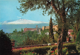 ITALIE - Taormina - Sicilia Pittoresca - L'Etna Visto Dal Giardino Pubblico - Carte Postale Ancienne - Autres & Non Classés