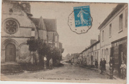 Oise : VILLENEUVE  Le  Roy :  Rue  Corberue  1921 - Autres & Non Classés