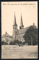 AK Wien, Pfarrkirche Zur Heiligen Brigitta Mit Amtshaus  - Andere & Zonder Classificatie