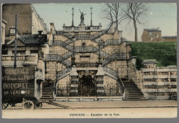 CPA CARTE POSTALE BELGIQUE VERVIERS ESCALIER DE LA PAIX 1910 - Sonstige & Ohne Zuordnung