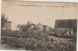 Marne : CLAIRIZET Saint Euphraise : Entrée Du Village  Par  Aubilly - Autres & Non Classés