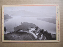 PHOTO CARTONNEE  - SUISSE - RIGI-BAHN - RIGIKÄNZELI - VIERWALDSTÄTTER SEE - Format : 10,5 X 16,5 Cm - Europa