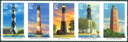 UNITED STATES 2003 LIGHTHOUSES STRIP OF 5** - Lighthouses