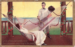 Illustrateur - TENNIS - Given.a Man And Pretty Maid ,and A Hammock Cosily Hung In The Shade - 1900-1949