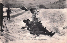  Sports D'hiver - Les Alpes - En Luge - Descente Rapide - 1919 - Wintersport