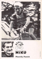 Vélo  Coureur Cycliste Francais Patrick Mauvilly  Team Mercier -  Cycling - Cyclisme - Ciclismo - Wielrennen - Cyclisme