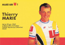 Vélo - Coureur Cycliste Thierry Marie - Team U -cycling - Cyclisme - Ciclismo - Wielrennen - - Radsport