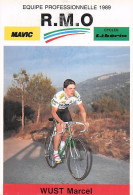 Vélo - Cyclisme - Coureur Marcel Wust - Team R.M.O 1989 - Cyclisme