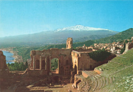 ITALIE - Taormina - Teatro Greco - Ancienne Cité Grecque - Théâtre Antique - Carte Postale Ancienne - Autres & Non Classés