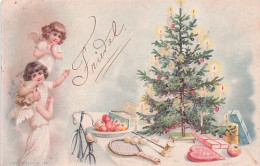 Illustrateur  - TENNIS - Petits Anges Au Pied Du Sapin De Noel -  - Sonstige & Ohne Zuordnung