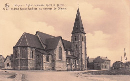 BLEGNY - Eglise Restaurée Après La Guerre - A Cet Endroit Furent Fusillées Les Victimes De Blégny - Blégny