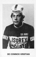 Velo - Cyclisme - Coureur Cycliste Belge  Kristian De Coninck - Team Isorex - 1981  - Unclassified