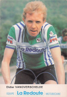Velo - Cyclisme - Coureur  Cycliste Belge Didier Vanoverschelde - Team La Rdoute Motobecane - Cycling