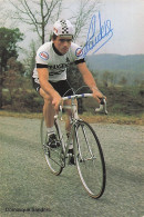 Velo - Cyclisme - Coureur  Cycliste Dominique Sanders  -  Team Peugeot - 1980 - Autographe - Cycling