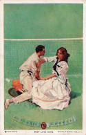 Illustrateur - Sports -  - TENNIS - Homme Et Femme Au Tennis - A Best Love  - MONS - Bergen 1913 - 1900-1949