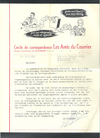 BRIEF "CERCLE DE CORRESPONDANCE LES AMIS DU COURRIER" Dd. 19.3.1952  -  (OD 102) - Non Classés