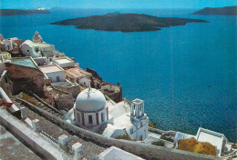 Greece Santorini View Of Fira & The Volcano - Greece