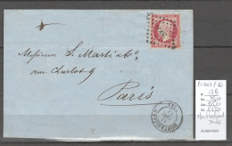 France - Yvert 17B - PC 2069 - Montbeliard - Doubs - 1861 - 1849-1876: Classic Period