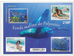 Polynésie N°BF 46** Neuf Sans Charnière "Fonds Marins De Polynésie" - Blocks & Sheetlets
