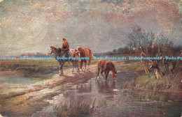 R176720 Painting. Horses. Postcard - World