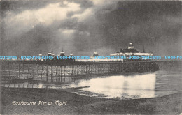 R175774 Eastbourne Pier At Night. Valentines Series. 1912 - World