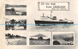 R177482 All The Way From Lamlash. Isle Of Arran. Valentines. RP. 1969. Multi Vie - World