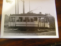 Photographie - Erstein (67) -Tramway  - Remorque N° 92 - 1951 - SUP (HY 78) - Autres & Non Classés