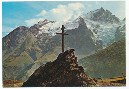 CPSM / CPM 10.5 X 15 Hautes Alpes Col Du GALIBIER Alt. 2556 M.  La Meije Alt. 3983 M. - Autres & Non Classés
