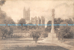 R175786 Kent Memorial. Canterbury Cathedral. J. C. Charlton. 1935 - World