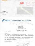 Lettre Pub Forma Accessoires De Couture 10 Place Des Martyrs De La Résistance 59 Roubaix - Publicités