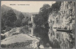 CPA CARTE POSTALE BELGIQUE  WALZIN LE PASSAGE D' EAU 1911 - Other & Unclassified