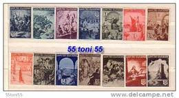 1942/43  History Of Bulgaria Yvert- 406/19 14 V.-MNH    Bulgaria / Bulgarie - Neufs