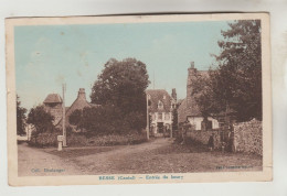 CPSM BESSE (Cantal) - Entrée Du Bourg - Autres & Non Classés