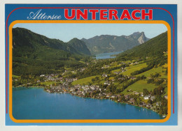 AK Attersee Unterach. Beliebte Ferienziel Im Salzkammergut. Mondsee Und Drachenwand. NEU. 2 Scans - Attersee-Orte