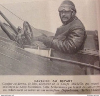 1913 AVIATION - L'AVIATEUR Albert CAVELIER De CURVERVILLE S'ATTRIBUE LA COUPE MICHELIN - LA VIE AU GRAND AIR - 1900 - 1949