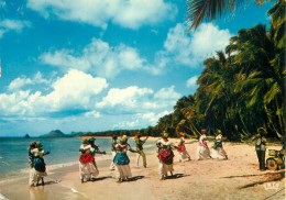 Martinique Danse Folklorique Sur La Plage Des Salines - Danses