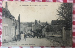 CPA 89 JOUX LA VILLE Rue Croix Du Château - Sonstige & Ohne Zuordnung