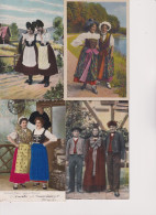 ALSACIENNES ET LORRAINES  -  LOT DE 8 CARTES  - - Costumes